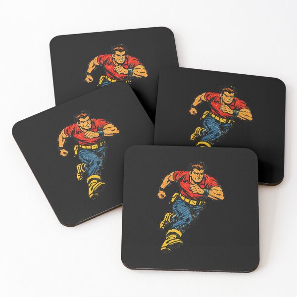 Item preview,  Vintage Action Hero Running Art | Retro Halftone Comic Book Character  designed and sold by Creatby7030.