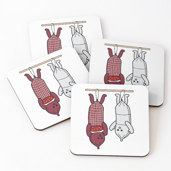 Item preview, Funny Salami Milano Guys - Cute Italian Sausage Characters in a Bind Gift for Food Lovers designed and sold by Wurstlady.