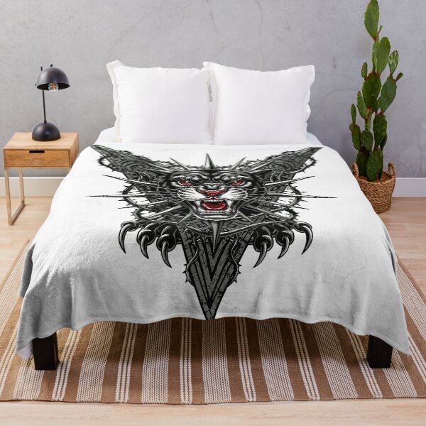 Item preview, Roaring Panther Spiked Barbed Wire Emblem designed and sold by Romgora.