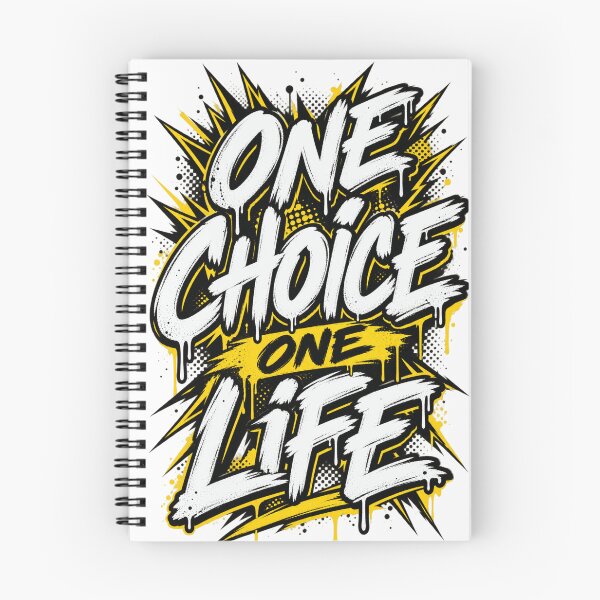 Item preview, One Choice One Life Graffiti designed and sold by WearTheVibe Store.