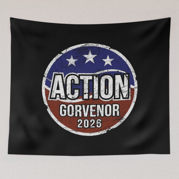 Item preview, Action Governor 2026 Political Campaign Button Vintage designed and sold by GiftsProShop.