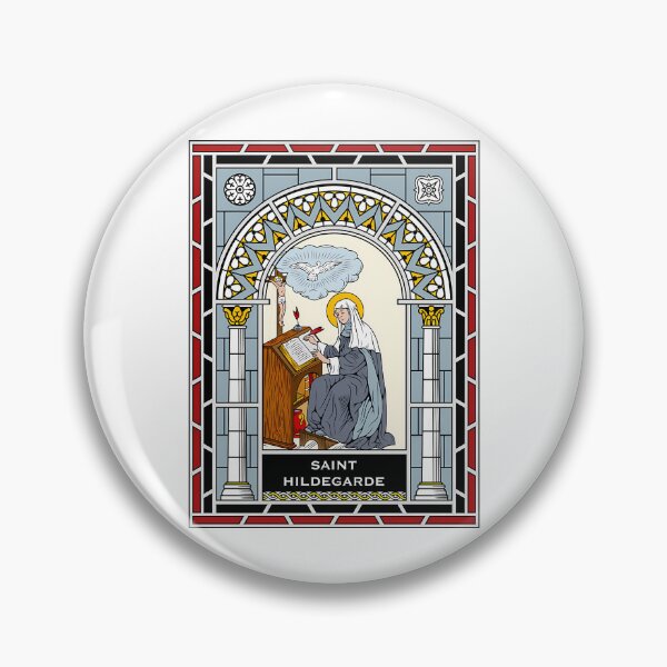 Item preview, St Hildegarde Under Stained Glass designed and sold by kamran-cordes.