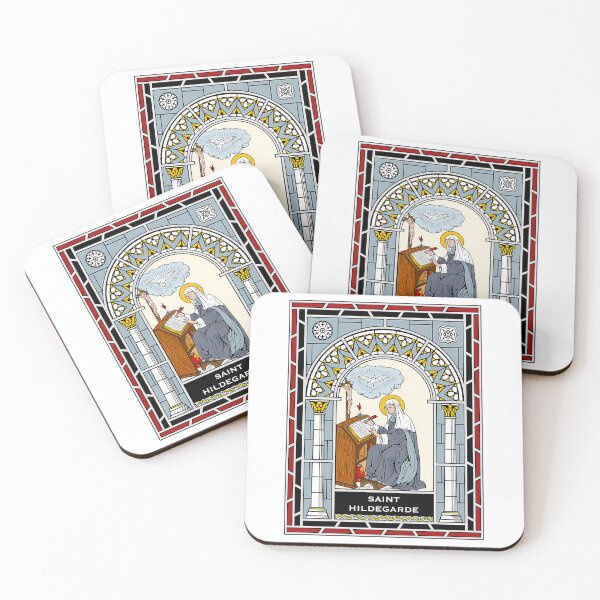 Item preview, St Hildegarde Under Stained Glass designed and sold by kamran-cordes.