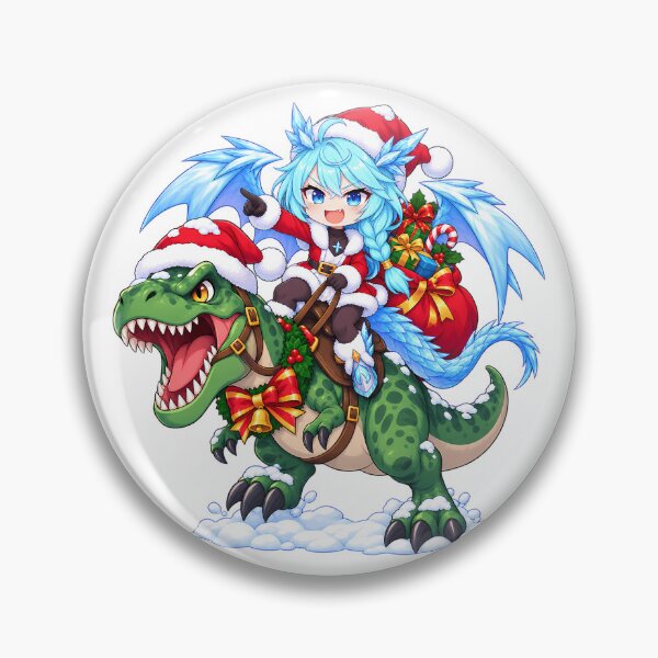 Item preview, Shefi Princess Connect Christmas T Rex Ride designed and sold by mildaclairmo.