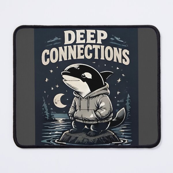 Item preview, Deep Connections Orca Hoodie – Ocean Lover Artwork designed and sold by Icareis-Studios.