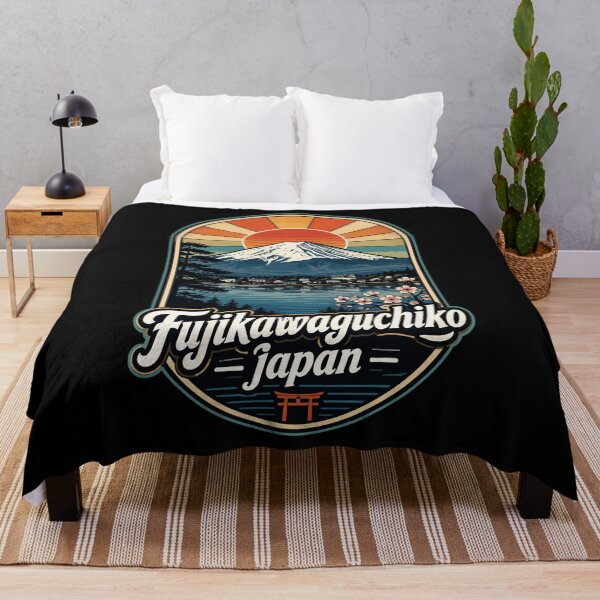 Item preview, Fujikawaguchiko Japan Mount Fuji Retro Travel designed and sold by TomFrontierArt.