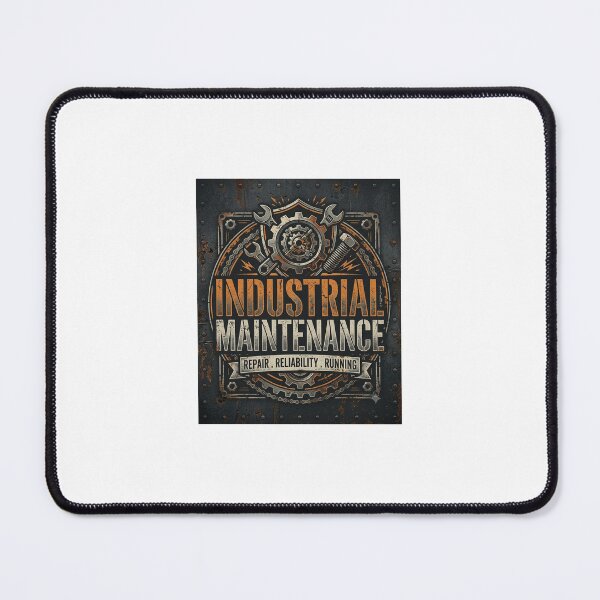 Item preview, Industrial Maintenance Mechanics | Vintage Distressed Repair Emblem designed and sold by MalickaArt.