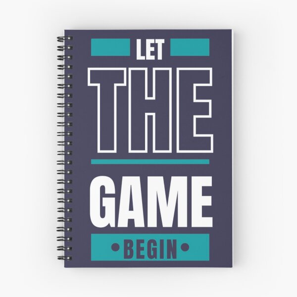 Item preview, Let the Game Begin Custom Typography Sports Gaming Design designed and sold by RajDeals.