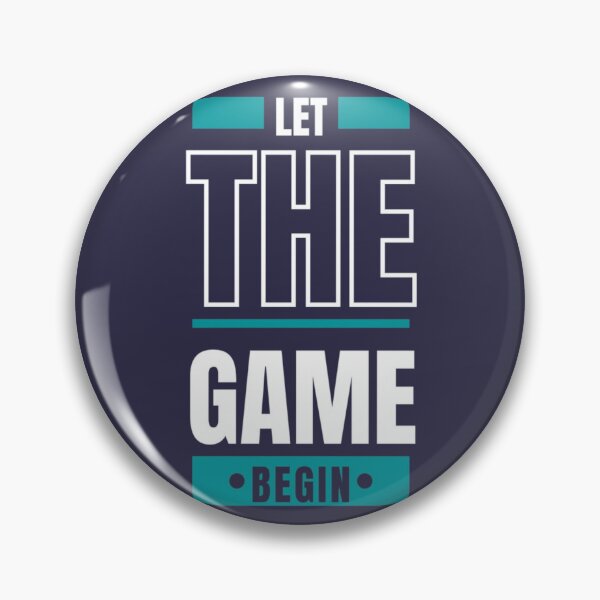 Item preview, Let the Game Begin Custom Typography Sports Gaming Design designed and sold by RajDeals.
