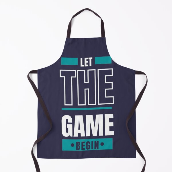 Item preview, Let the Game Begin Custom Typography Sports Gaming Design designed and sold by RajDeals.