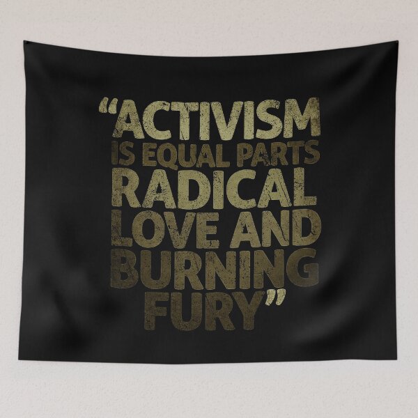 Item preview, Activism Is Equal Parts Radical Love And Burning Fury Vintage designed and sold by GiftsProShop.