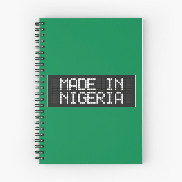 Item preview, Made In Nigeria | Retro LED sign | Pixel Art Typography designed and sold by MammothArt.