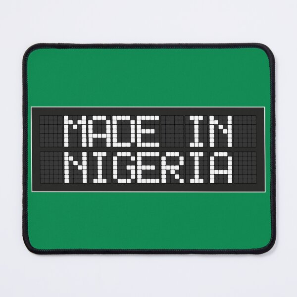 Item preview, Made In Nigeria | Retro LED sign | Pixel Art Typography designed and sold by MammothArt.