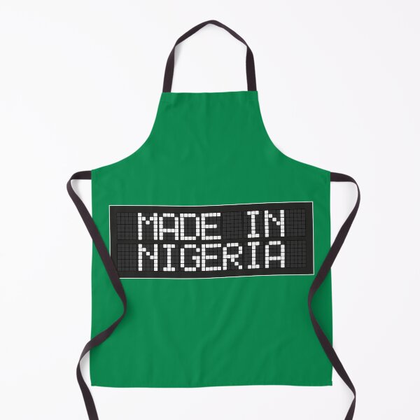 Item preview, Made In Nigeria | Retro LED sign | Pixel Art Typography designed and sold by MammothArt.