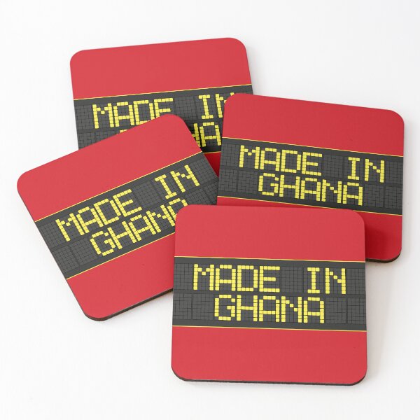 Item preview, Made In Ghana | Retro LED sign | Pixel Art Typography designed and sold by MammothArt.