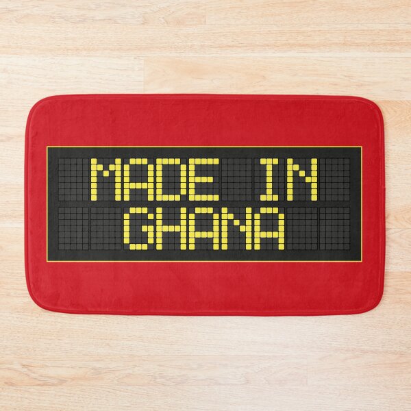 Item preview, Made In Ghana | Retro LED sign | Pixel Art Typography designed and sold by MammothArt.