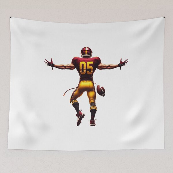 Item preview, Football Player Action Pose "05" Uniform designed and sold by LindaWash39353.