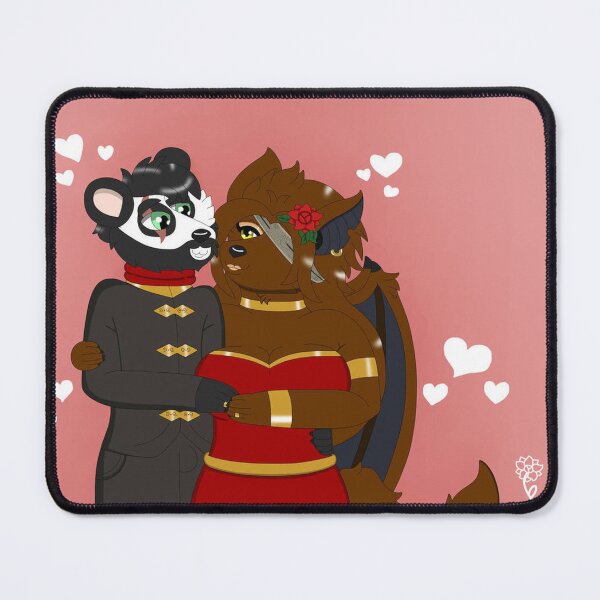 Item preview, Romantic Furry Couple Valentine Love Art designed and sold by MardonesSTO.