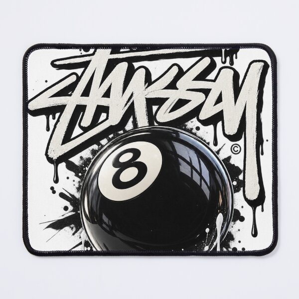 Item preview, 8 Ball Graffiti Streetwear Retro Pool Design-Cool Billiards Eightball Art designed and sold by Mahmoud Salah.
