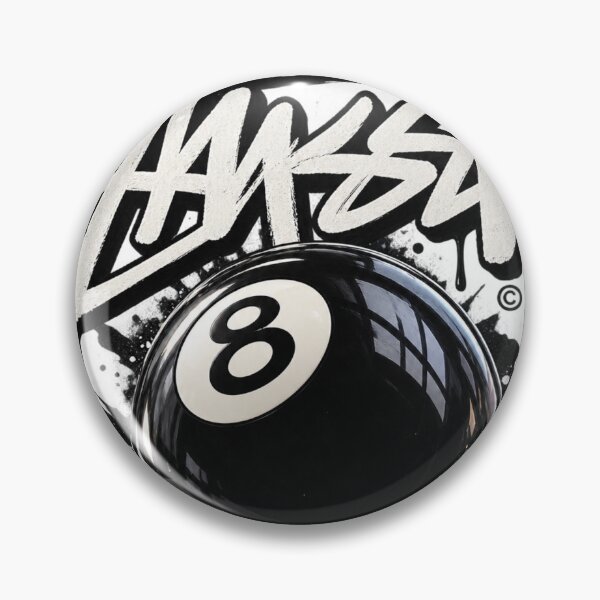 Item preview, 8 Ball Graffiti Streetwear Retro Pool Design-Cool Billiards Eightball Art designed and sold by Mahmoud Salah.