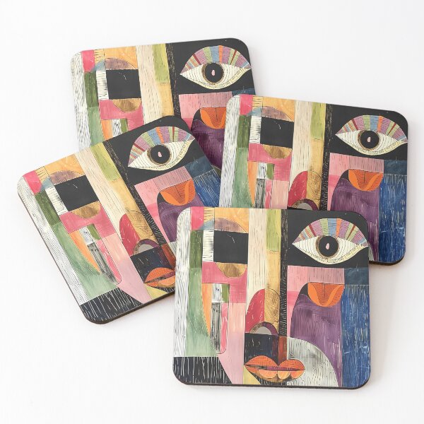 Item preview, Abstract Cubist Portrait designed and sold by FernYouFable.