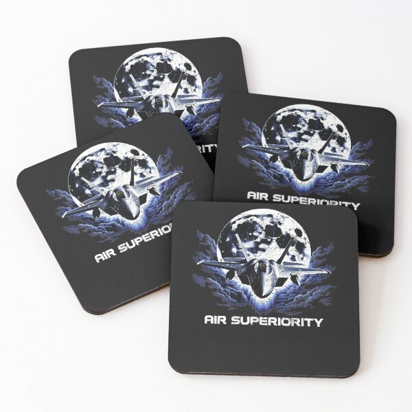 Item preview, Air Superiority Stealth Fighter Jet Full Moon Military Aviation designed and sold by GiftsProShop.
