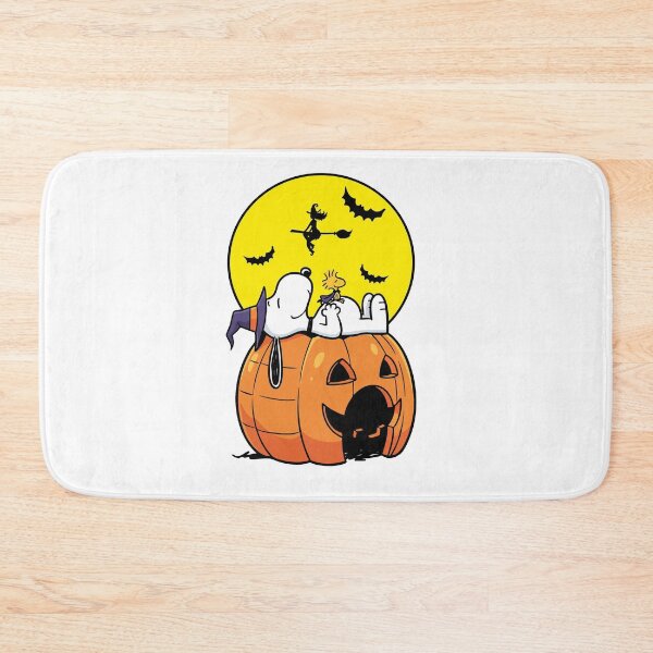 Item preview, Snoopy Peanuts Halloween Sleeping On Big Giant Pumpkin Moon designed and sold by Moonifillst.