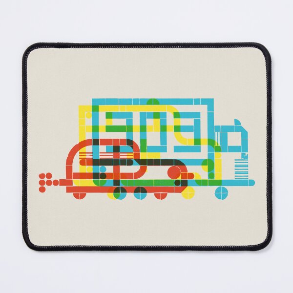 Item preview, Monday morning — Cars | Geometric Machine Art designed and sold by POCOmuchoStudio.