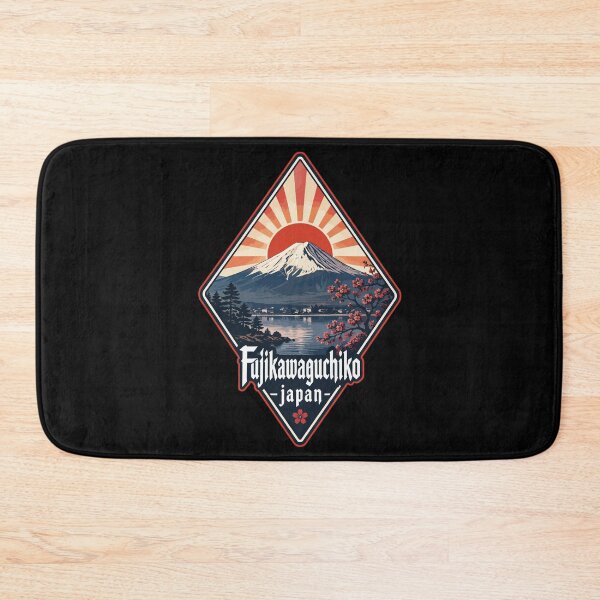 Item preview, Fujikawaguchiko Japan Mount Fuji Retro designed and sold by TomFrontierArt.