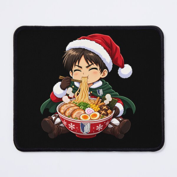Item preview, Eren Yeager Attack on Titan Christmas Ramen Feast designed and sold by mildaclairmo.