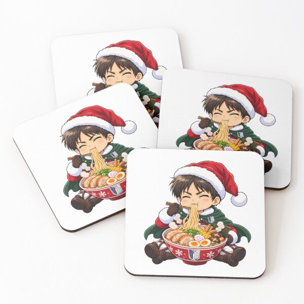 Item preview, Eren Yeager Attack on Titan Christmas Ramen Feast designed and sold by mildaclairmo.