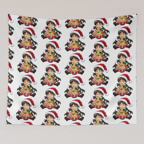Item preview, Eren Yeager Attack on Titan Christmas Ramen Feast designed and sold by mildaclairmo.