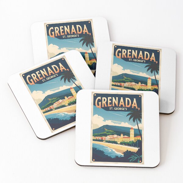 Item preview, St Georges Grenada Vintage Travel Tourism designed and sold by karmyn-clawso.