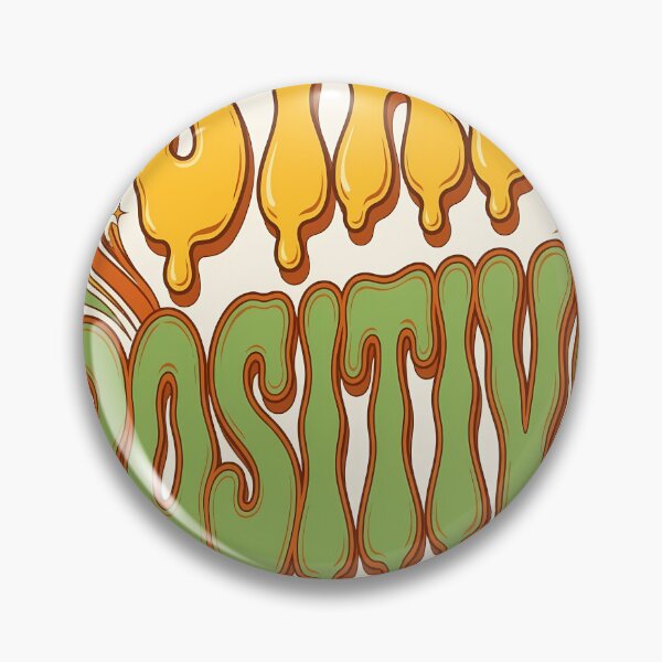 Item preview, Retro 70s Stay Positive Groovy Typography Poster designed and sold by ihtashaminuk.