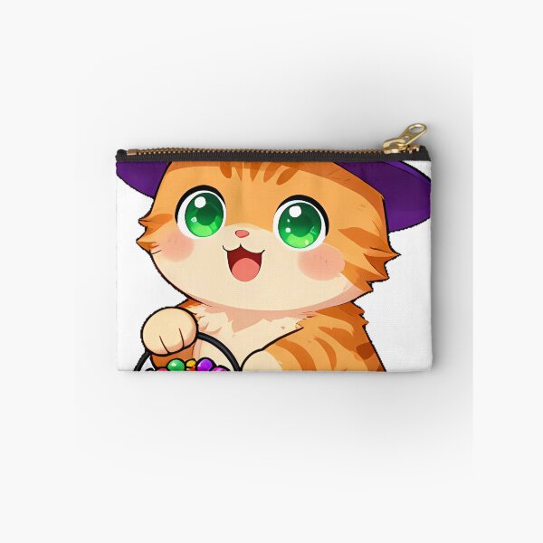 Item preview, Cute Kitten Pumpkin Witch Trick-or-Treat Icon designed and sold by pumsquare.