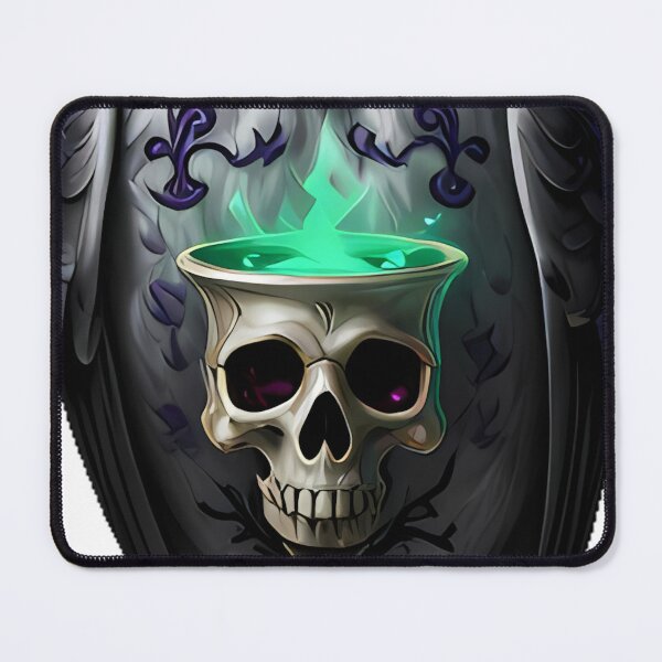 Item preview, Gothic Barn Owl Obsidian Skull Chalice designed and sold by IllumeInk.