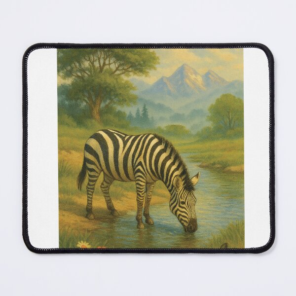 Item preview, Zebra by the Mountain Stream designed and sold by jrhernand.
