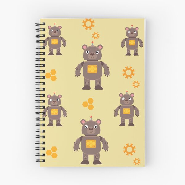 Item preview, Cute Robot Bear Honeycomb Seamless Pattern designed and sold by ElenMart.