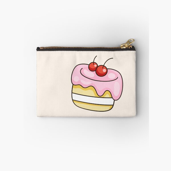 Item preview, Cute Kawaii Pink Cherry Cake Vector designed and sold by Porpor Artwork.
