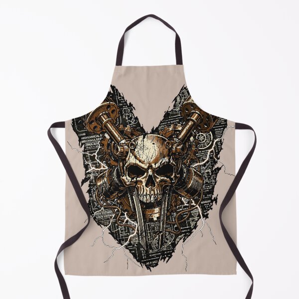 Item preview, Chaotic Industrial Skull Abstract Grunge Art designed and sold by Romgora.