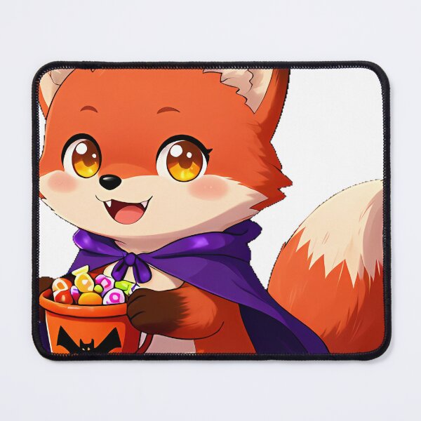 Item preview, Cute Red Fox Cub Vampire Trick-or-Treat Icon designed and sold by pumsquare.