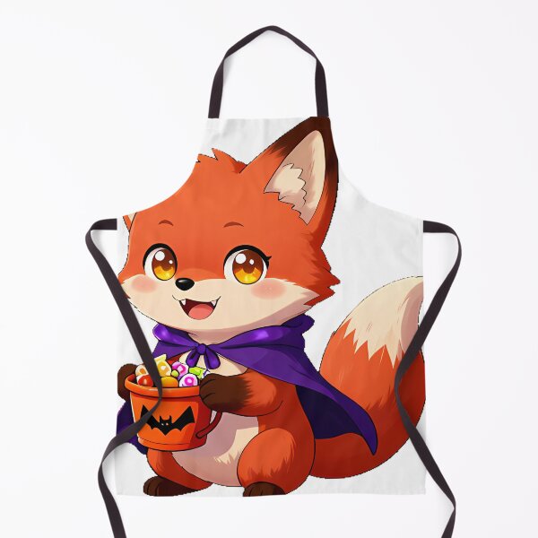Item preview, Cute Red Fox Cub Vampire Trick-or-Treat Icon designed and sold by pumsquare.