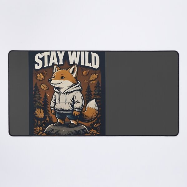 Item preview, Stay Wild Fox Hoodie – Autumn Nature Lover Gift designed and sold by Icareis-Studios.