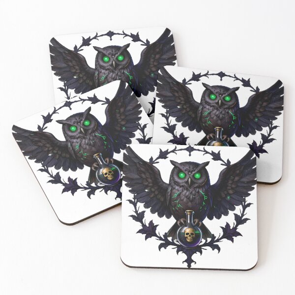 Item preview, Gothic Screech Owl Poison Apothecary designed and sold by IllumeInk.