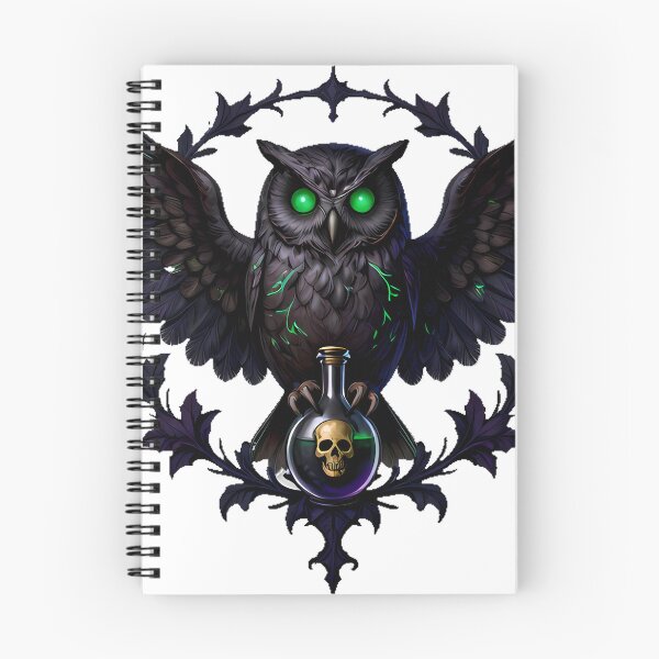Item preview, Gothic Screech Owl Poison Apothecary designed and sold by IllumeInk.
