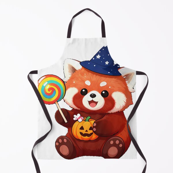 Item preview, Lindo icono de mago panda rojo pidiendo dulces designed and sold by pumsquare.