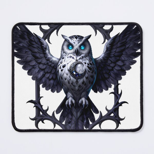 Item preview, Gothic Snowy Owl Lunar Eclipse designed and sold by IllumeInk.