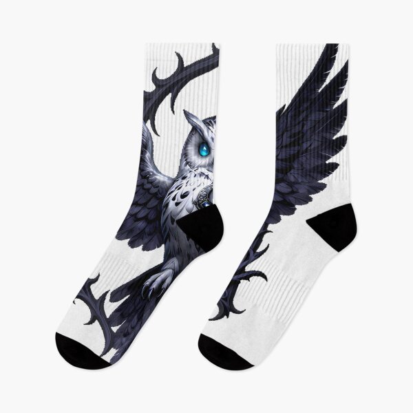 Item preview, Gothic Snowy Owl Lunar Eclipse designed and sold by IllumeInk.