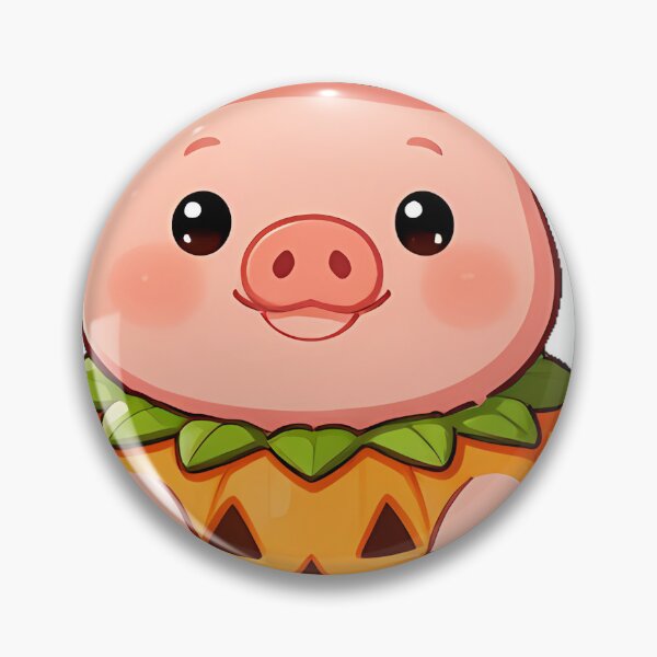 Item preview, Cute Baby Piglet Pumpkin Costume Trick-or-Treat Icon designed and sold by pumsquare.