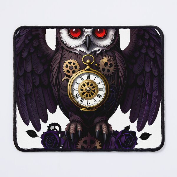Item preview, Gothic Spectacled Owl Clockwork Alchemist designed and sold by IllumeInk.